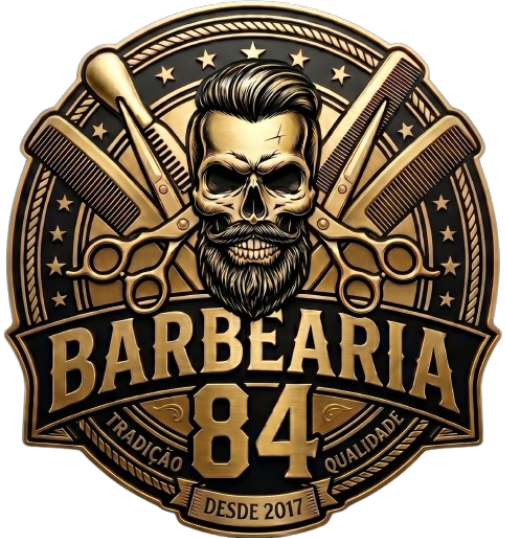 Logo Barbearia 84